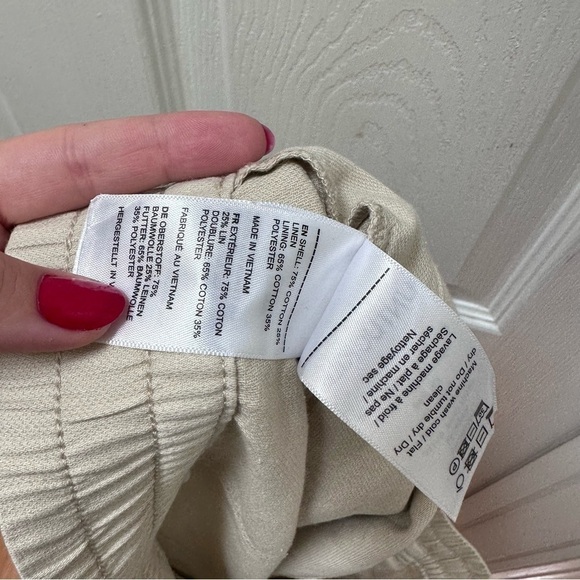 UnTuckit Whitley Short tan cream white xl drawstring - Picture 8 of 8